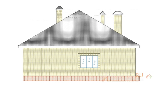 Дом одноэтажный КВАДРО