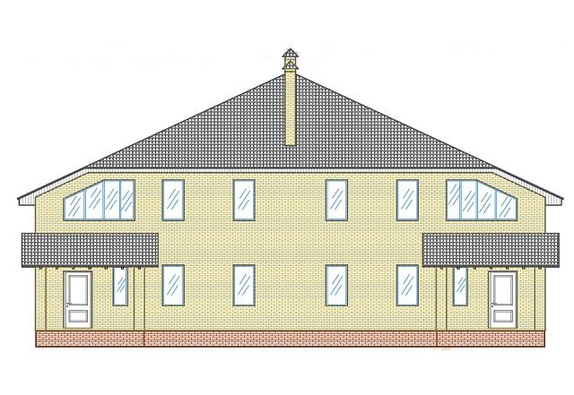 двухквартирный дом  ДУПЛЕТ