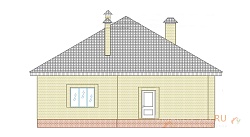 Дом одноэтажный КВАДРО