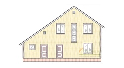 Дом с полумансадным этажом ДОБРЫЙ