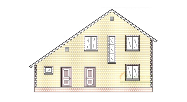 Дом с полумансадным этажом ДОБРЫЙ