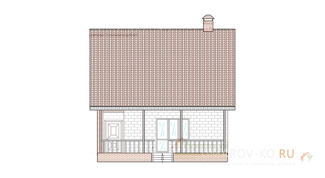 Дом с полумансадным этажом КОРАЛЛ