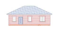 Дом однэтажный ЭДУАРД