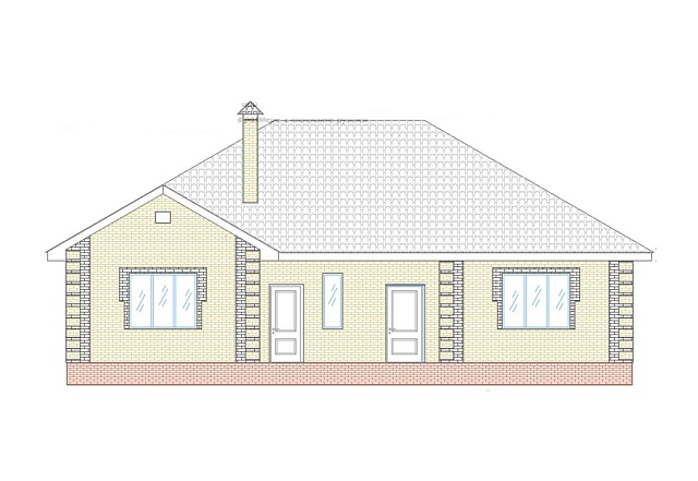Дом одноэтажный МЕЧТА ПОЭТА