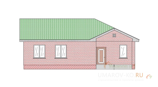 Дом одноэтажный СДЕРЖАНЫЙ