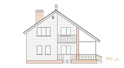 Дом с полумансадным этажом КОРАЛЛ