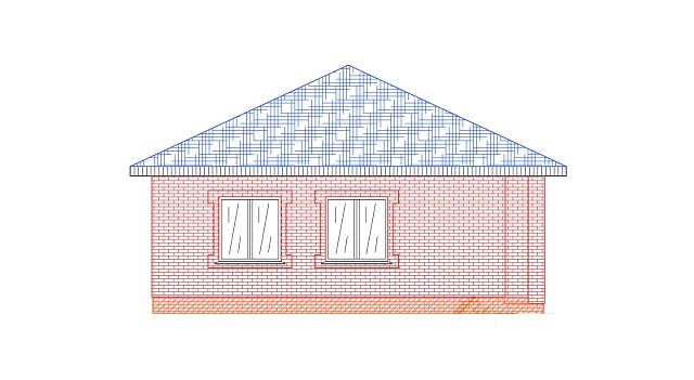 Дом однэтажный ЭДУАРД